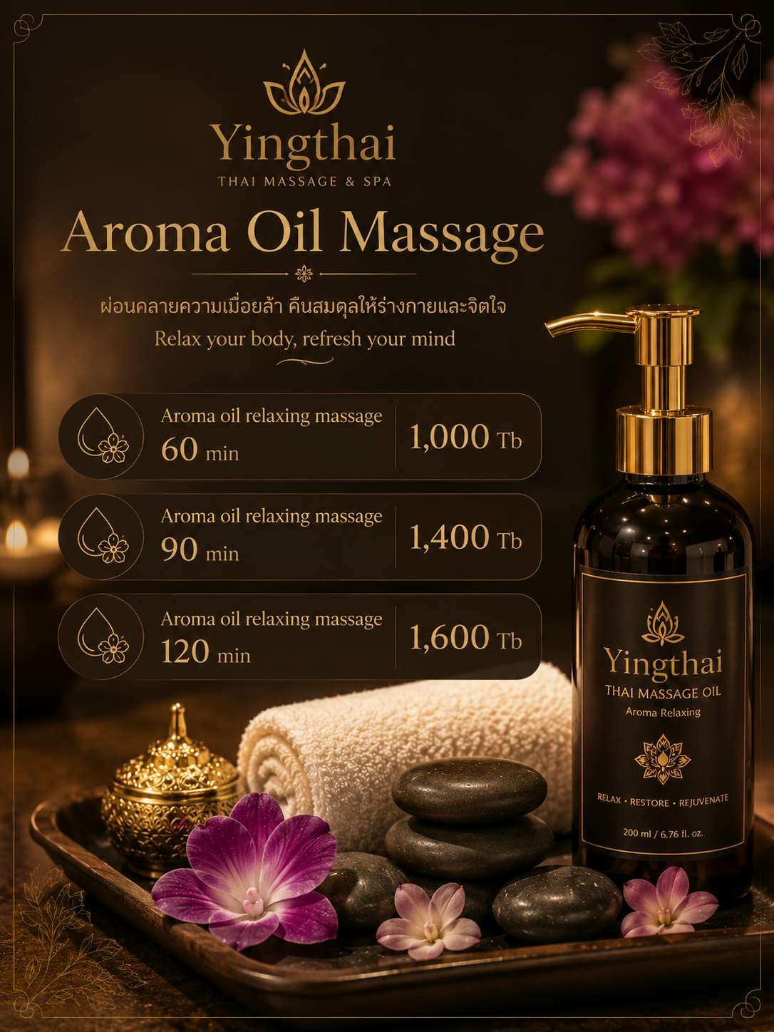 Aroma Oil Massage